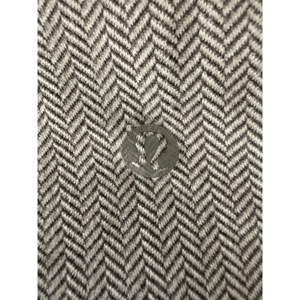 Lululemon Women's Kanto Catch Me 1/2 Zip Top Heather White Slate grey Size 8 - Picture 14 of 16